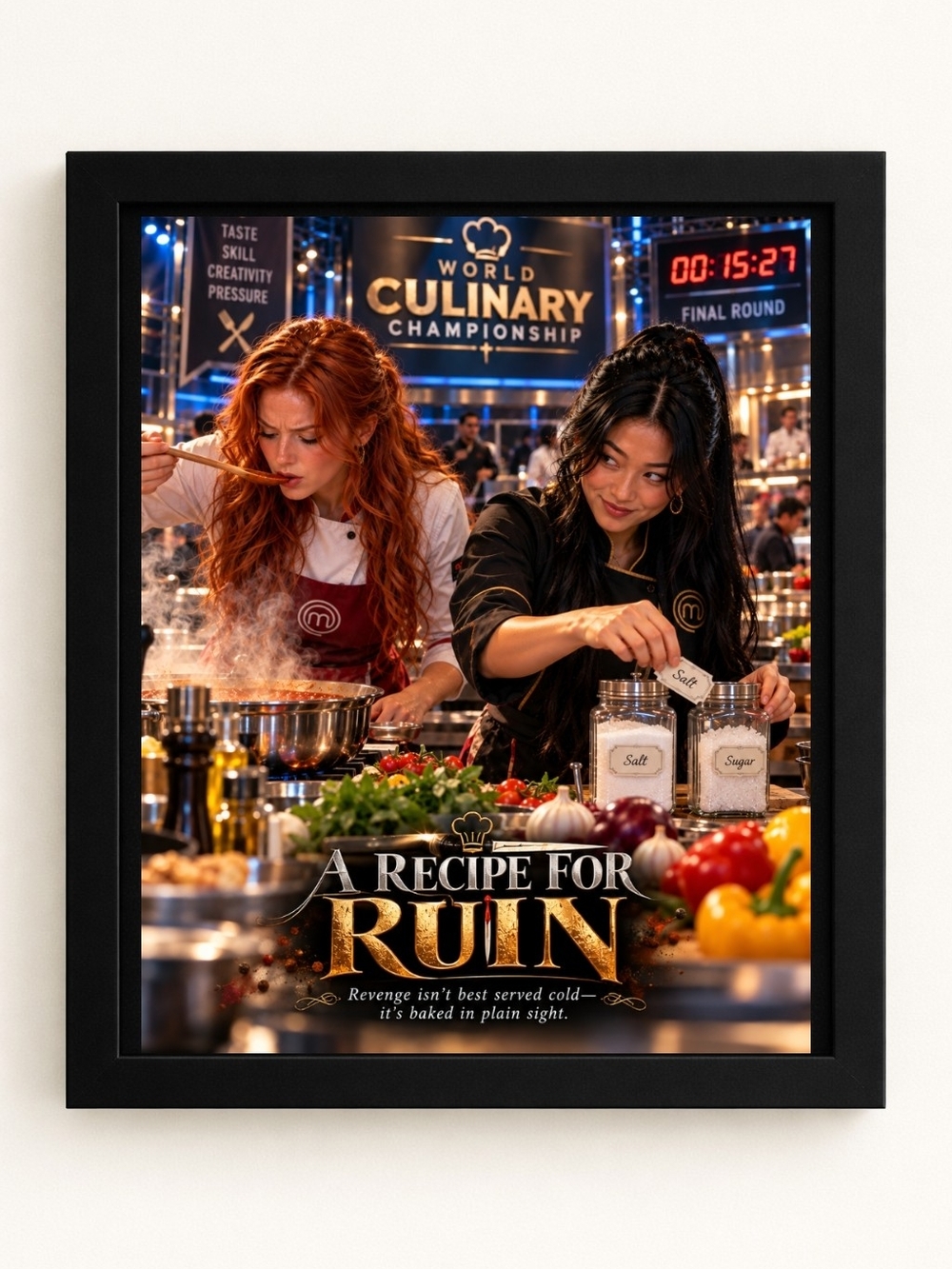 World Culinary Championship 8x10 Framed Kitchen A.I. Art Print